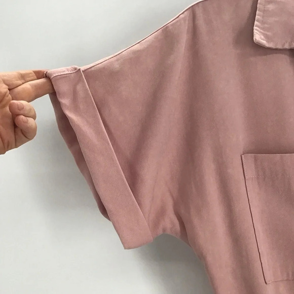 Lida Kate Women’s Romper Playsuit Tie Belt Casual Summer Blush Pink Size Small - Picture 5 of 8